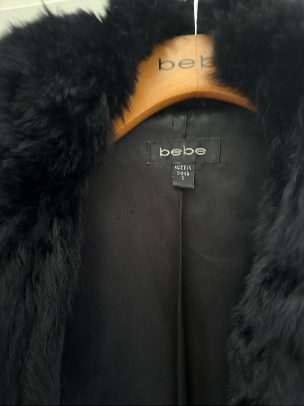 BEBE Y2K vintage Black Fur Jacket - Picture 4 of 4